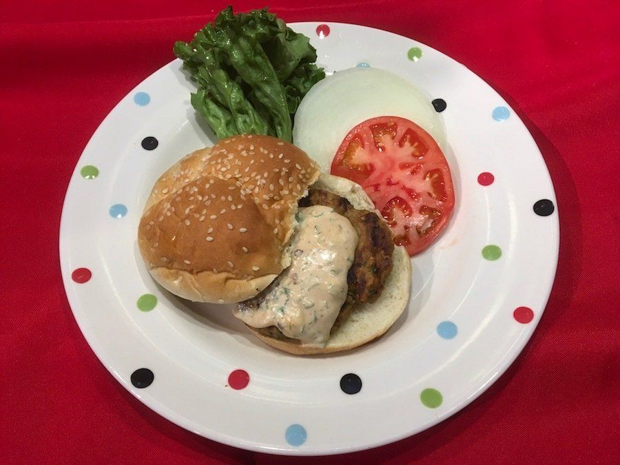 Turkey Burgers with Chipotle Mayonnaise